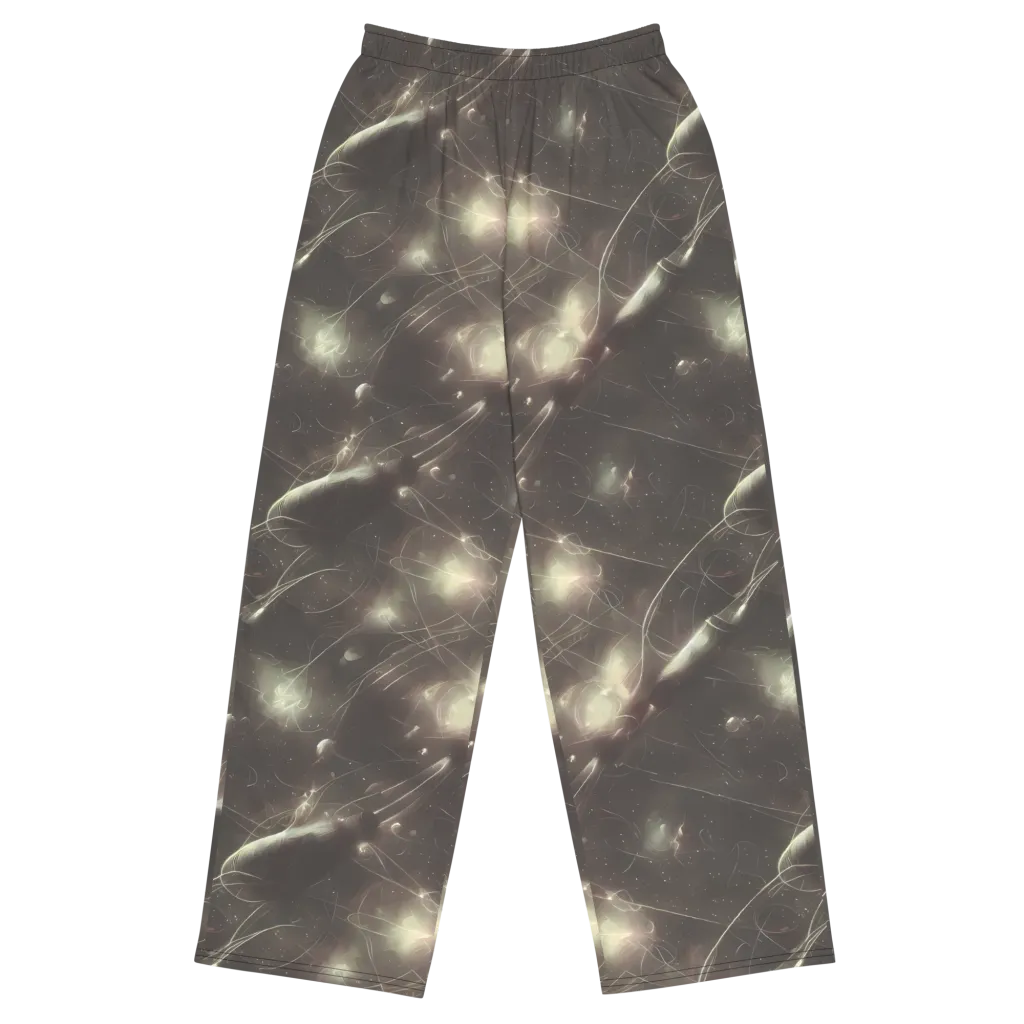 Nebula Veins on Wide-Leg Pants — Front