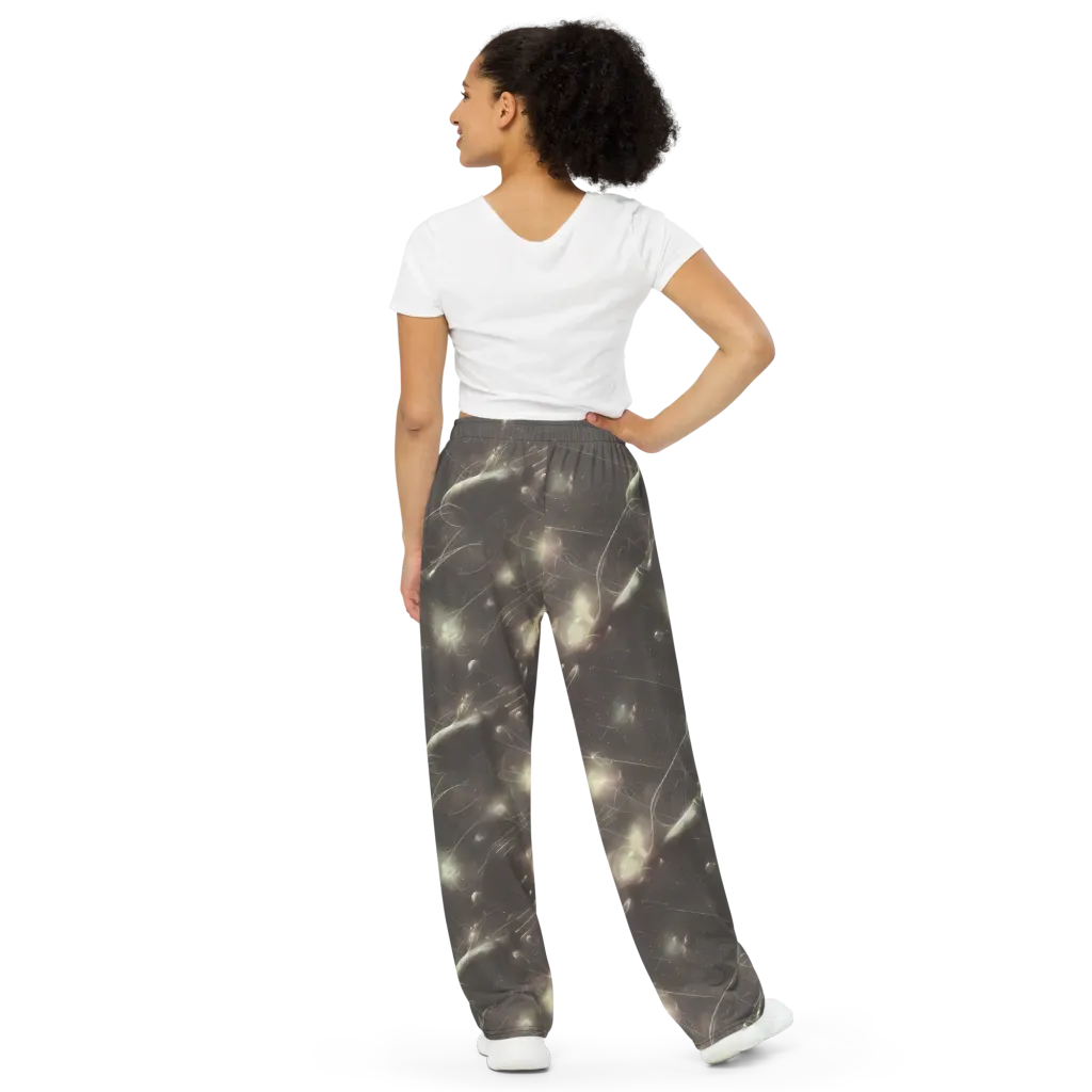 Nebula Veins on Wide-Leg Pants — Back