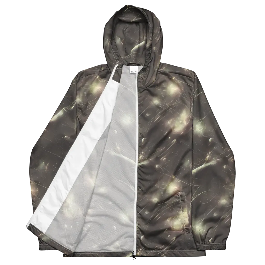 Nebula Veins on Men's Windbreaker — Front
