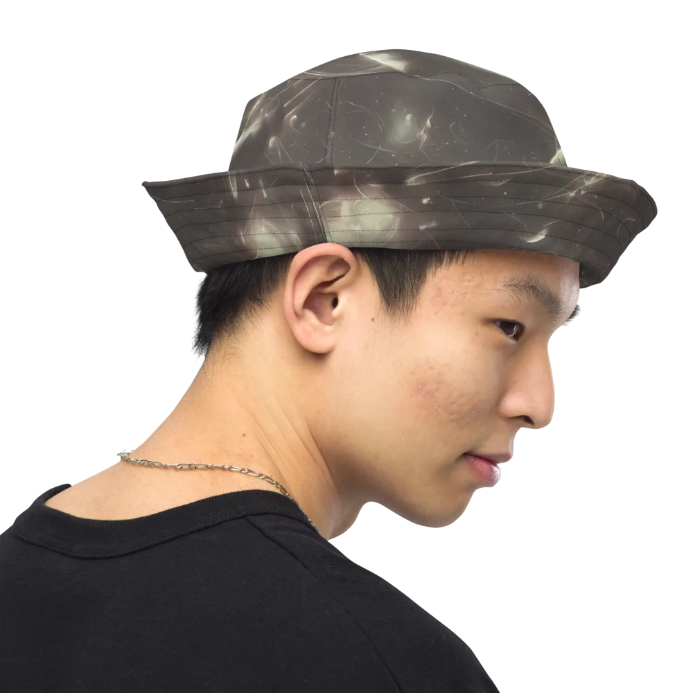 Nebula Veins on Reversible Bucket Hat — Right Outside
