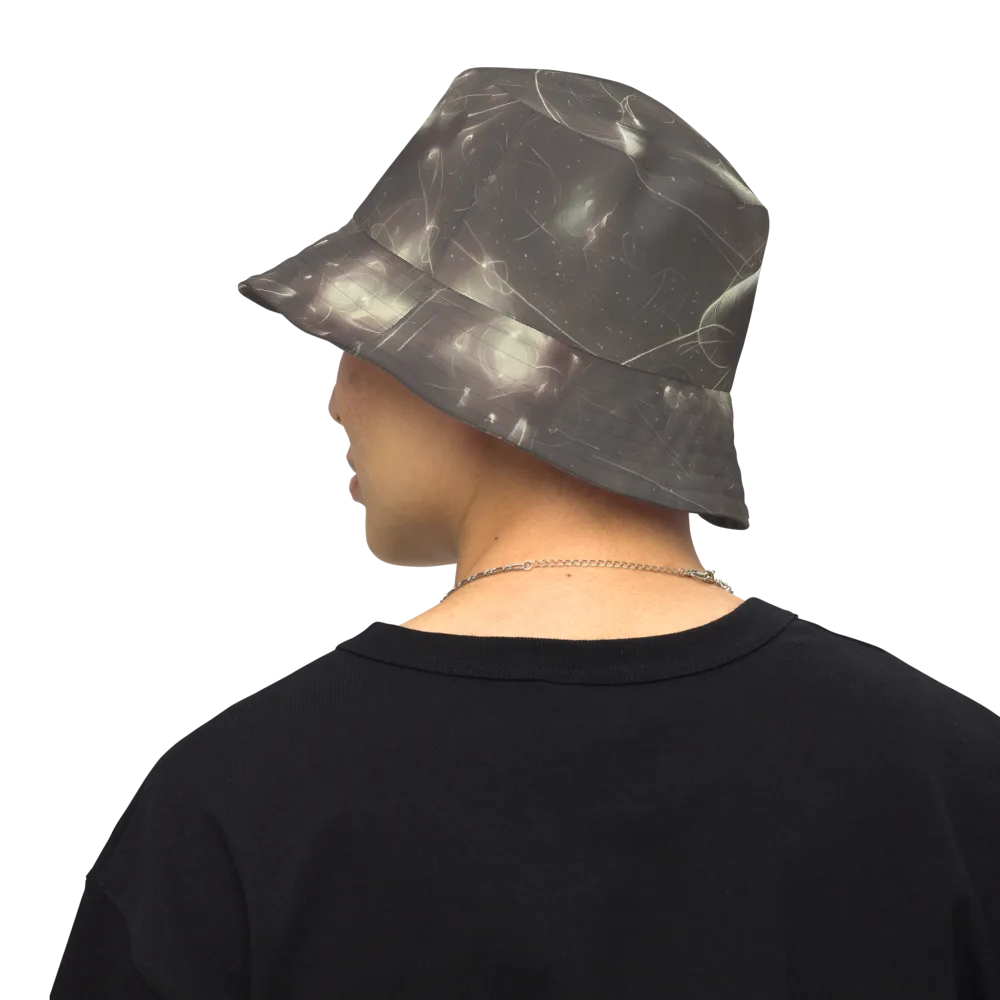 Nebula Veins on Reversible Bucket Hat — Back Inside