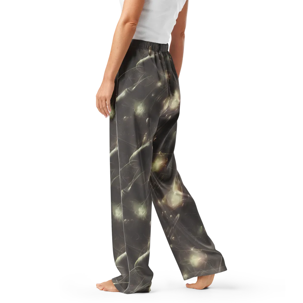 Nebula Veins on Women's Pajama Pants — Left