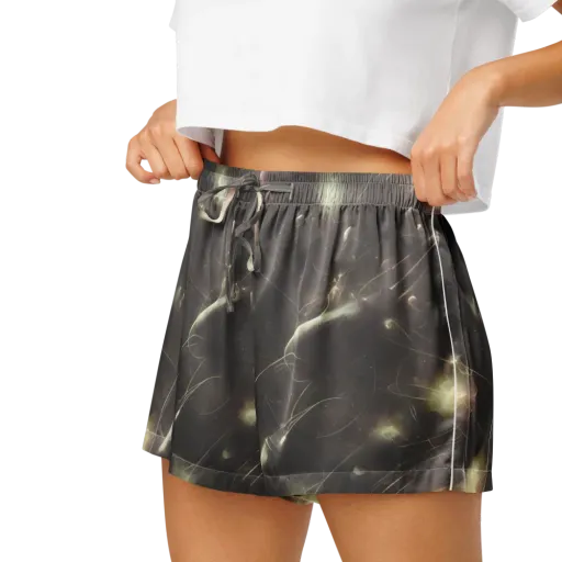Nebula Veins on a Women's Pajama Shorts