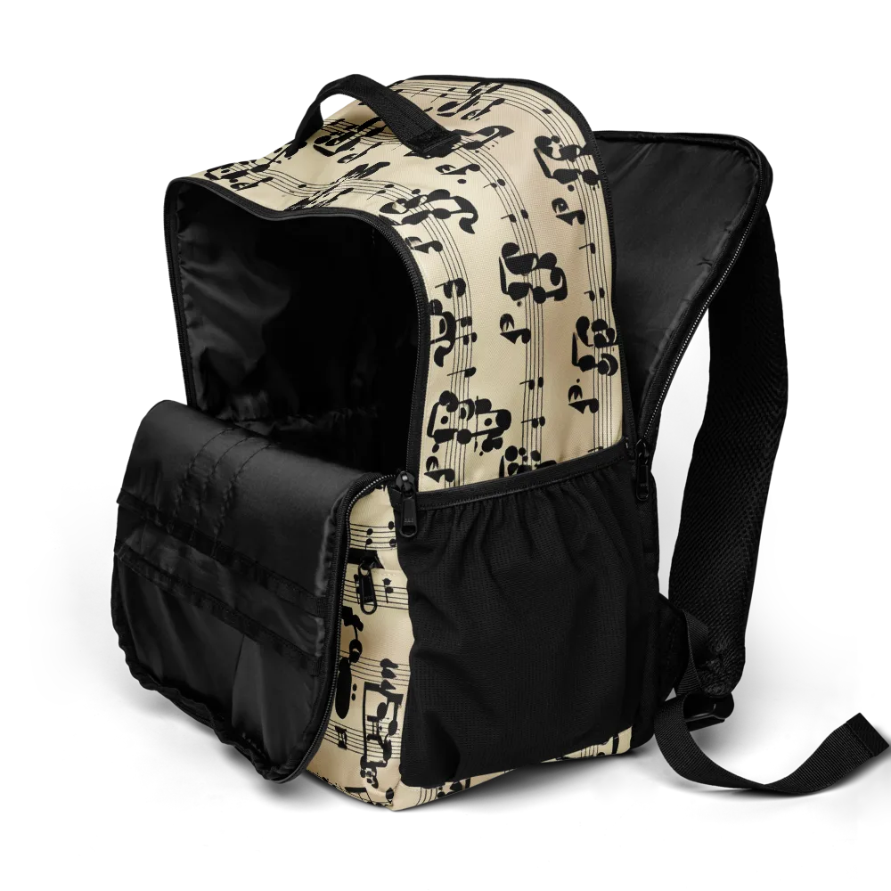 Midnight Melody on Utility Backpack — Product details 2