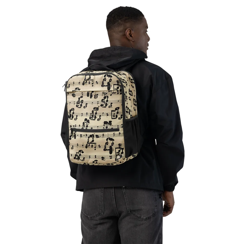Midnight Melody on Utility Backpack — Back