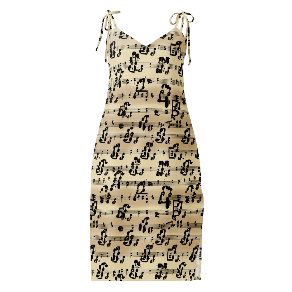 Midnight Melody on Slip Dress — Front