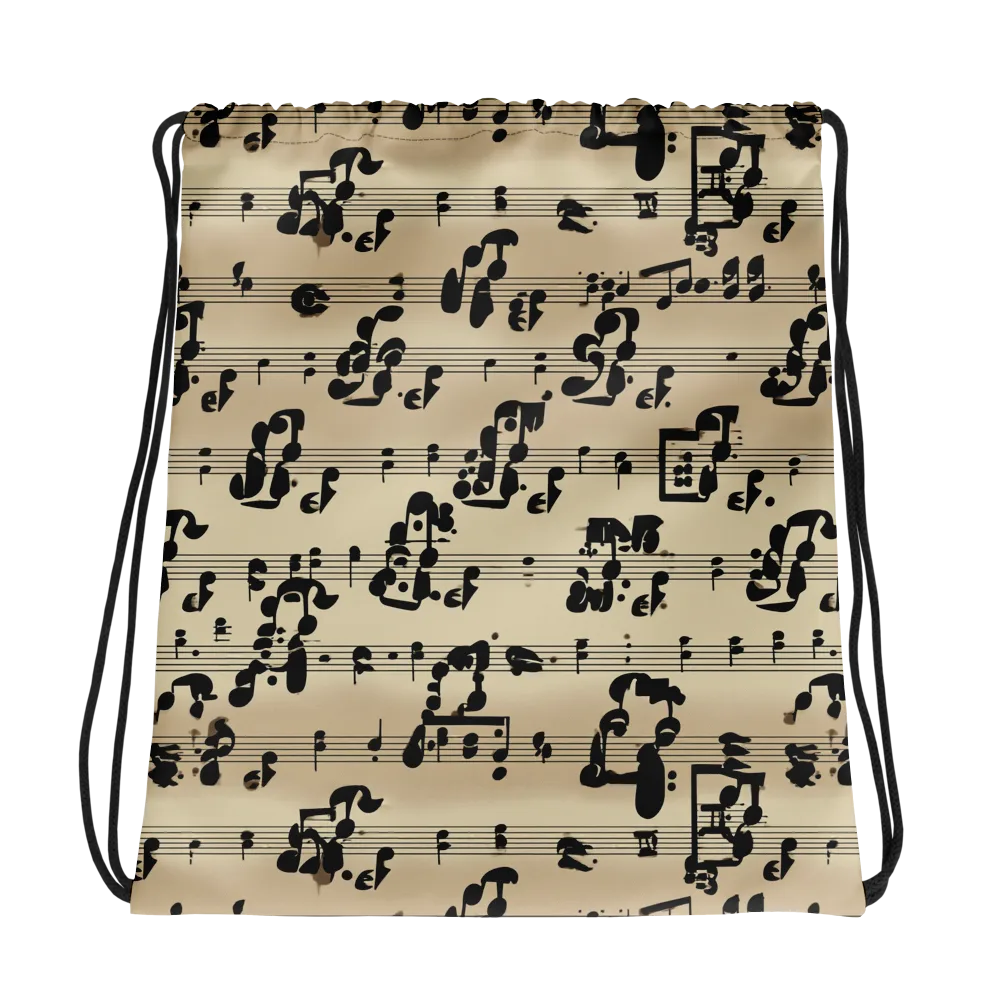 Midnight Melody on Drawstring Bag — Photo