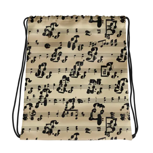 Midnight Melody on a Drawstring Bag