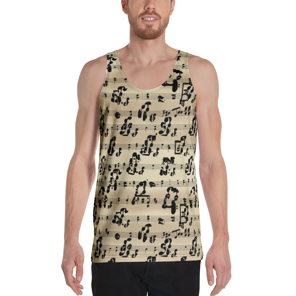 Midnight Melody on Men's Tank Top — Front