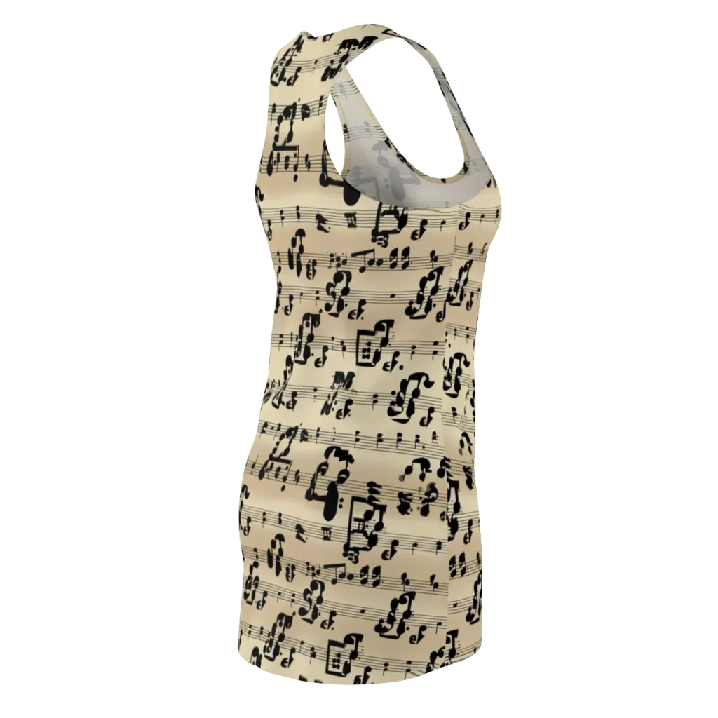 Midnight Melody on Racerback Dress — Back Side