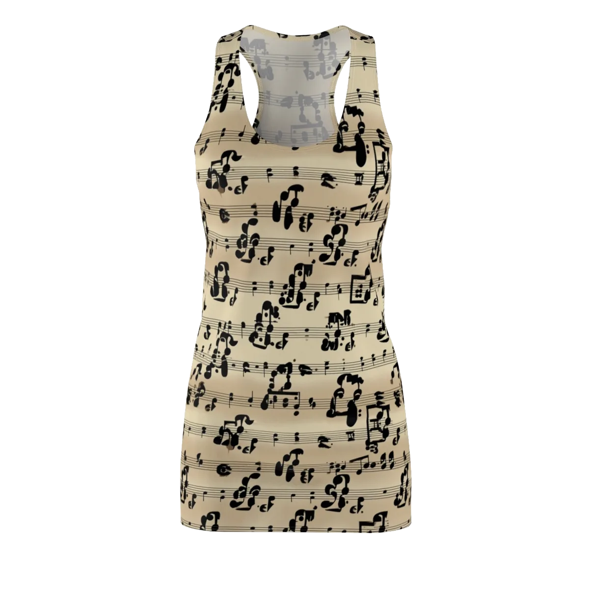 Midnight Melody on Racerback Dress — Front