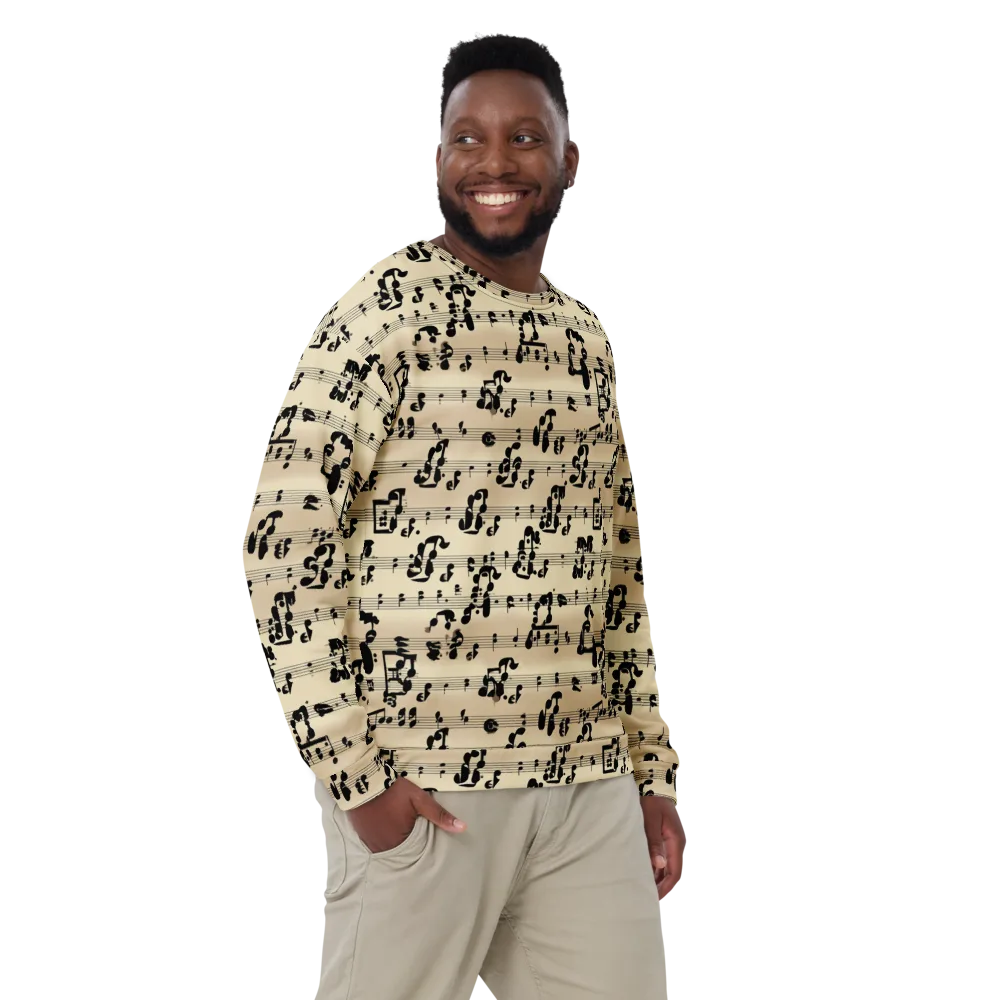 Midnight Melody on Sweatshirt — Front