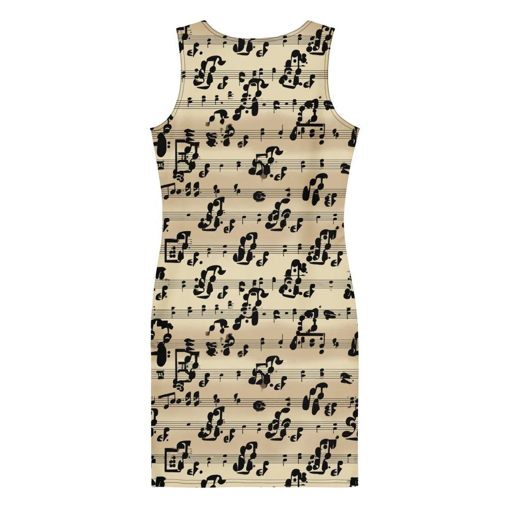 Midnight Melody on Bodycon Dress — Back