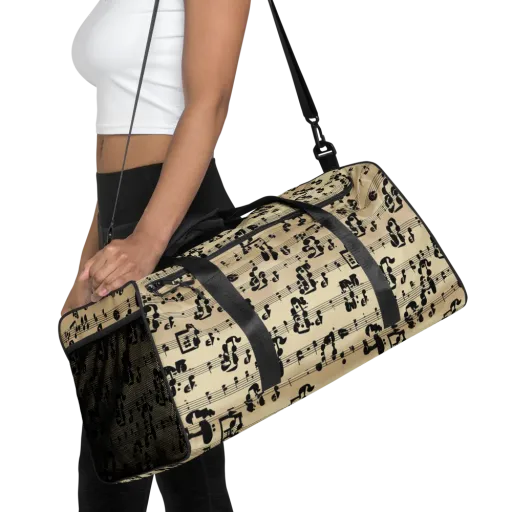 Midnight Melody on a Duffle Bag