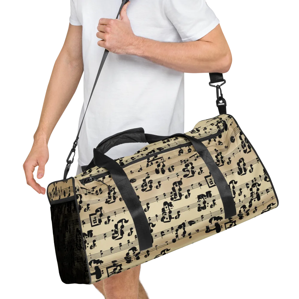 Midnight Melody on Duffle Bag — Right Front