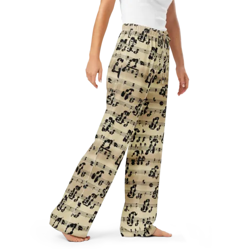 Midnight Melody on a Women's Pajama Pants