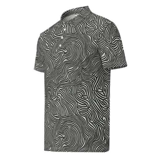 Liquid Line on a Men's Slim Fit Polo Shirt