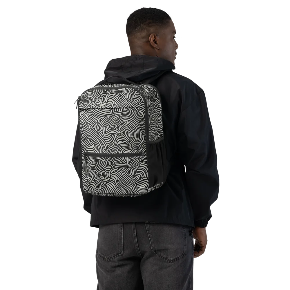 Liquid Line on Utility Backpack — Back