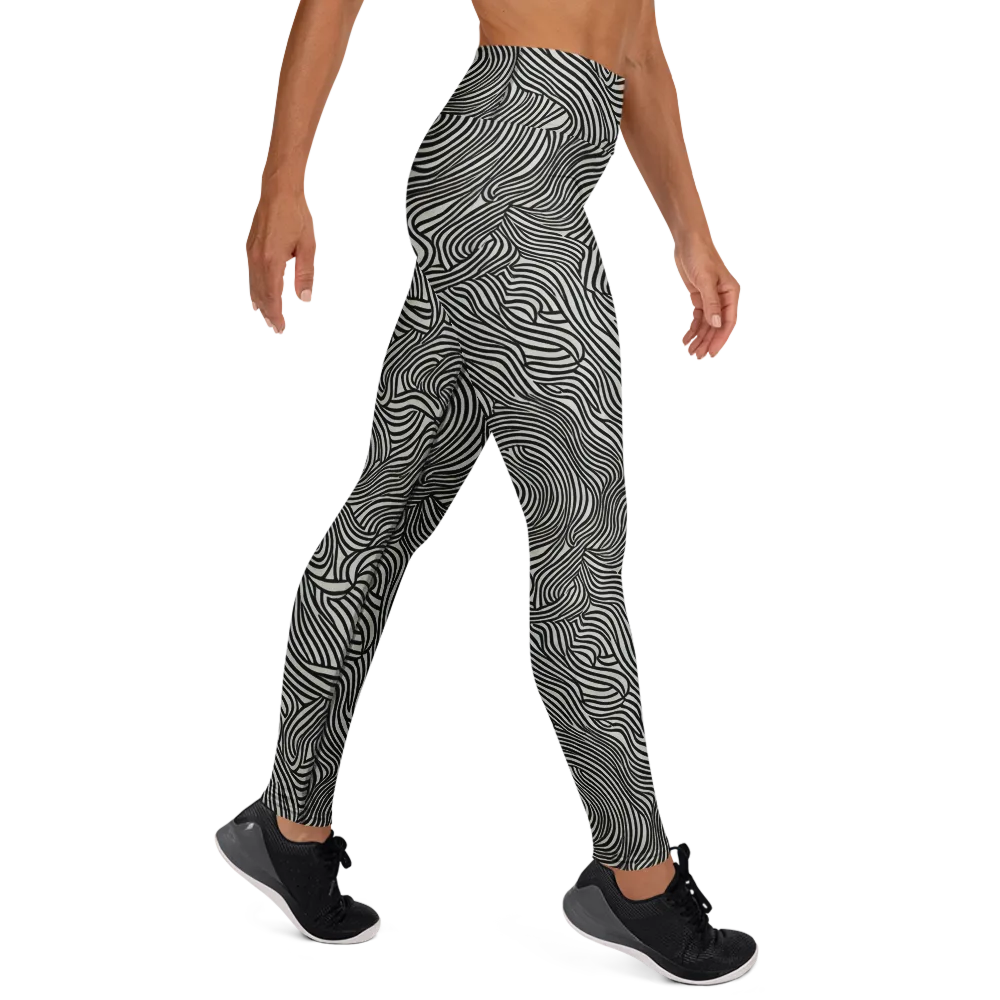 Liquid Line on Yoga Leggings — Right