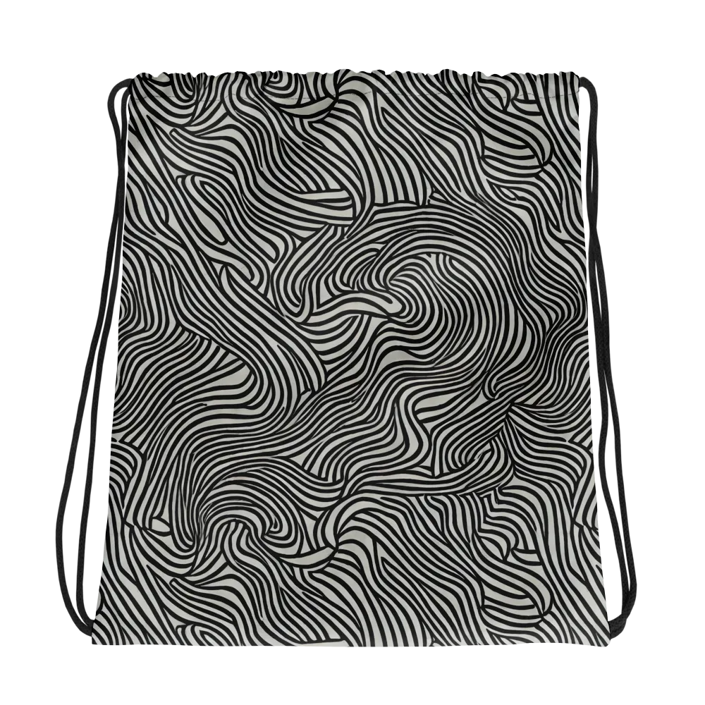 Liquid Line on Drawstring Bag — Photo
