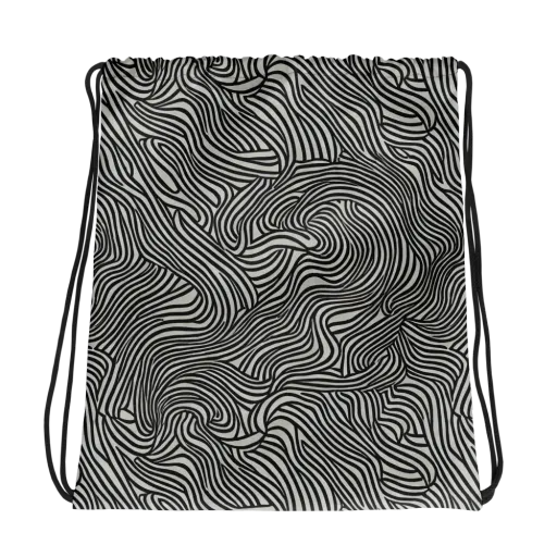 Liquid Line on a Drawstring Bag