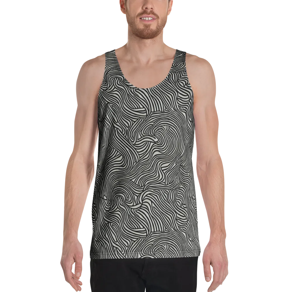 Liquid Line on Men's Tank Top — Front