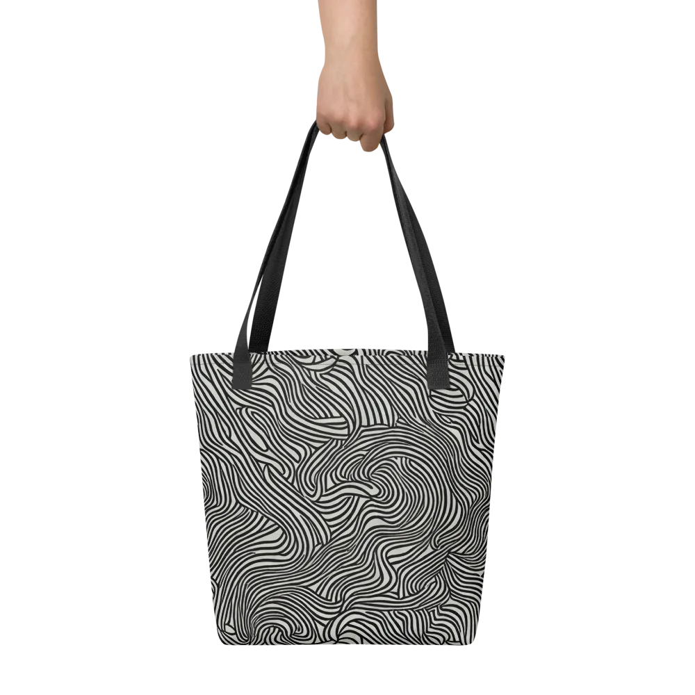 Liquid Line on Tote Bag — Front