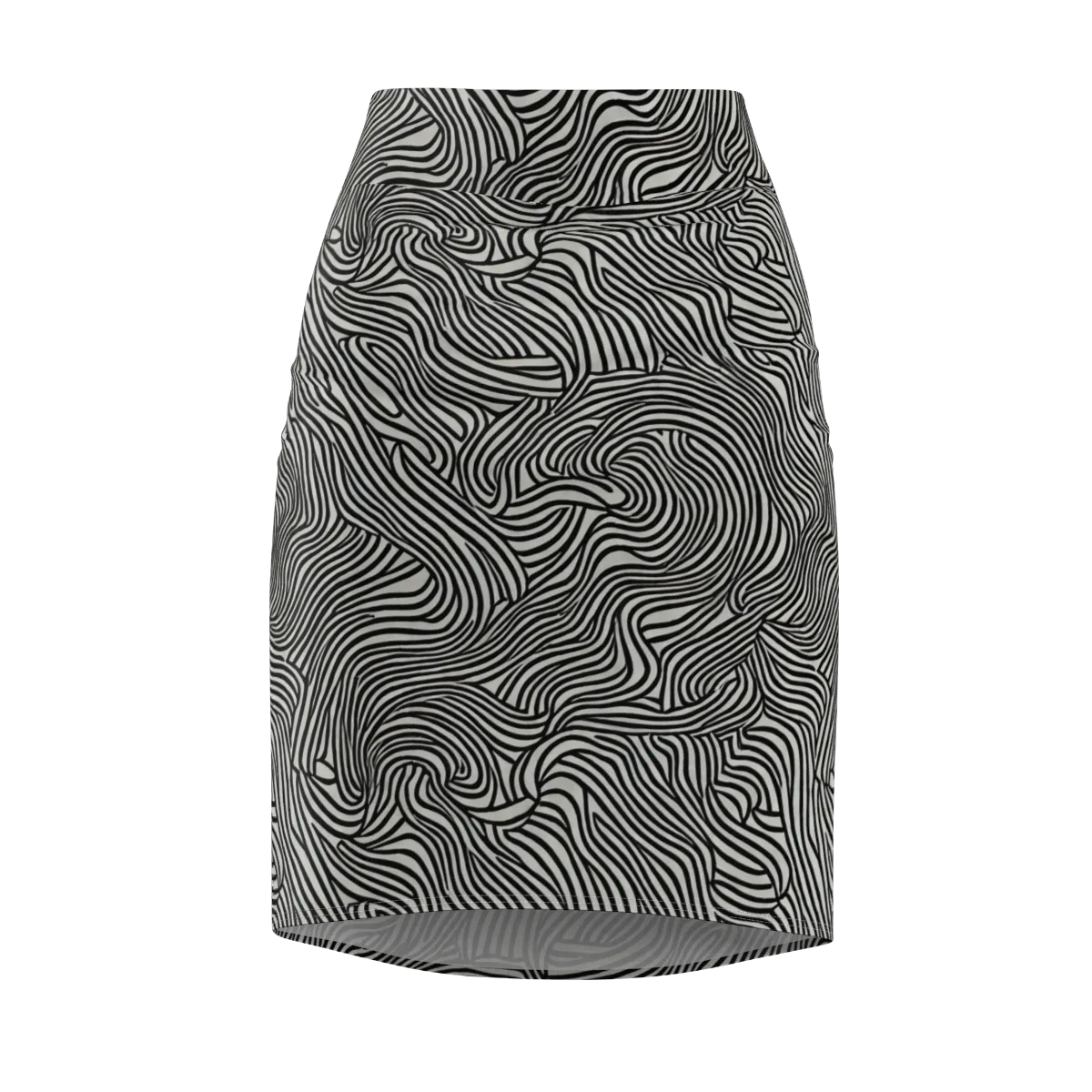 Liquid Line on Pencil Skirt — Front