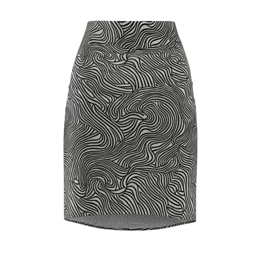 Liquid Line on a Pencil Skirt