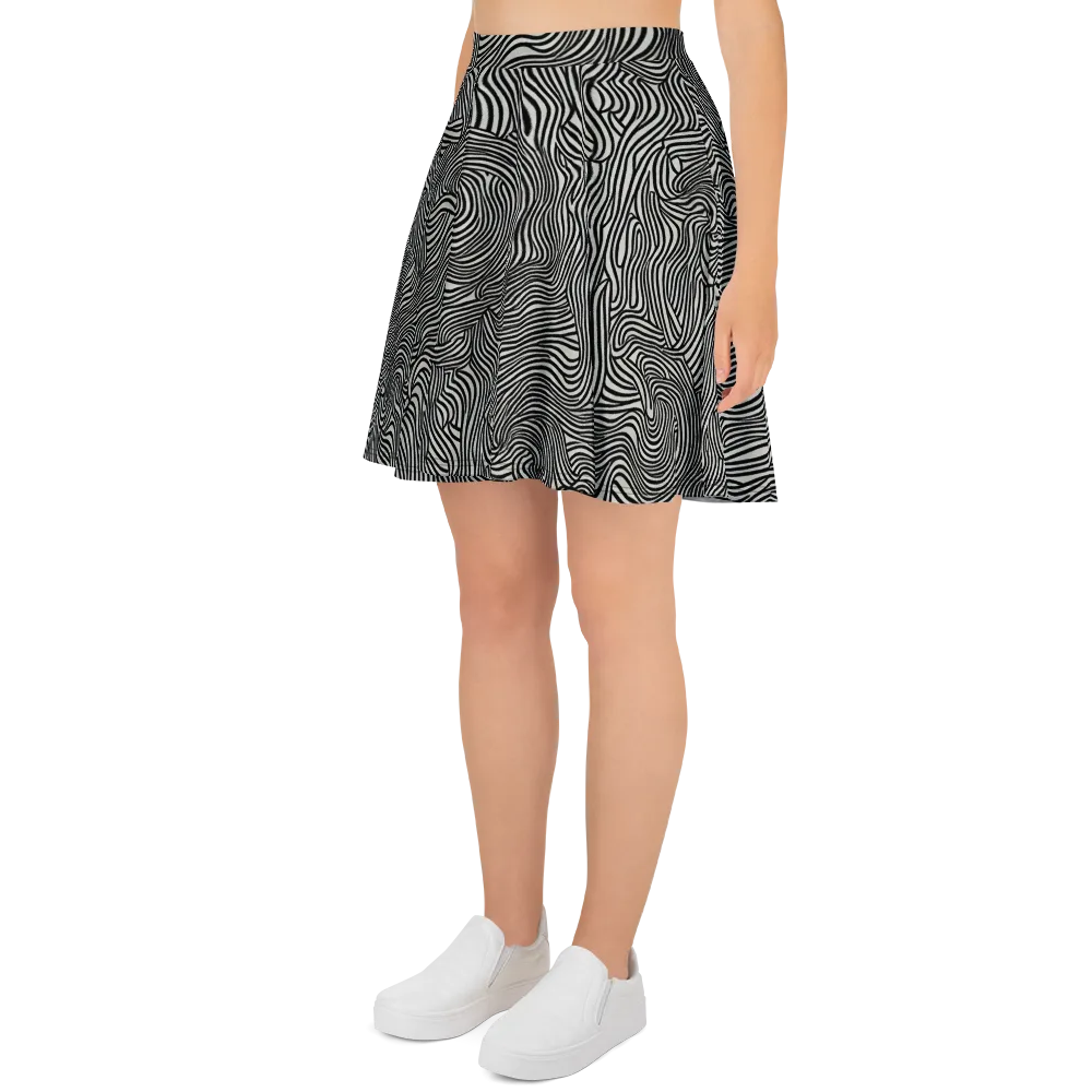 Liquid Line on Skater Skirt — Left