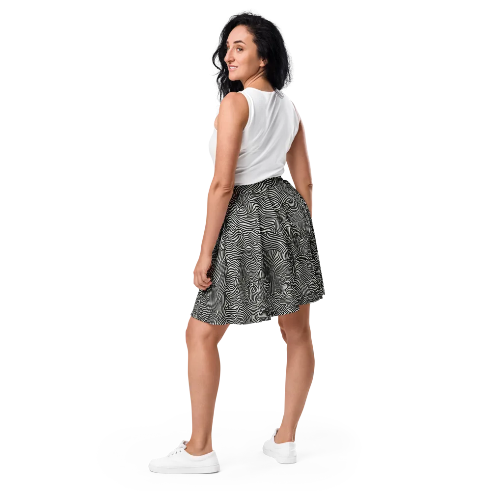 Liquid Line on Skater Skirt — Back