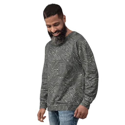 Liquid Line on a Sweatshirt