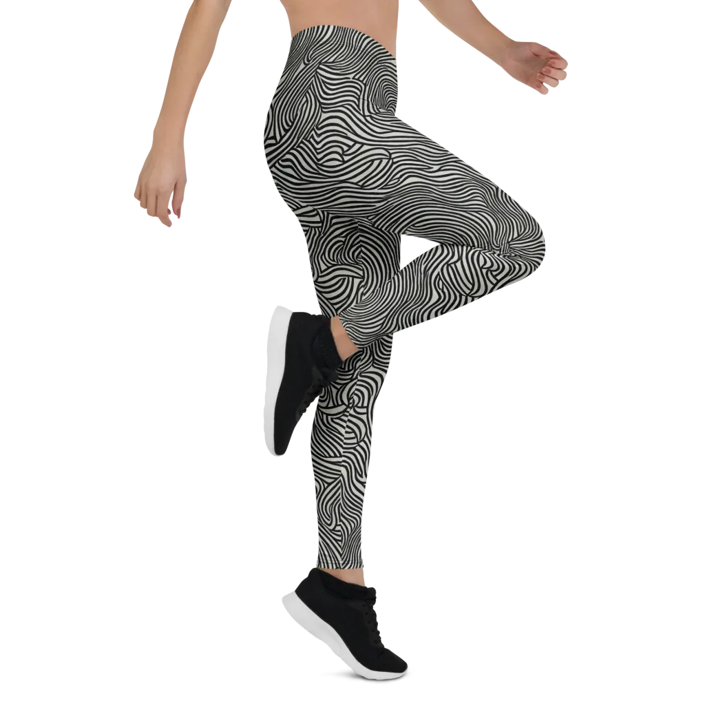 Liquid Line on Leggings — Right
