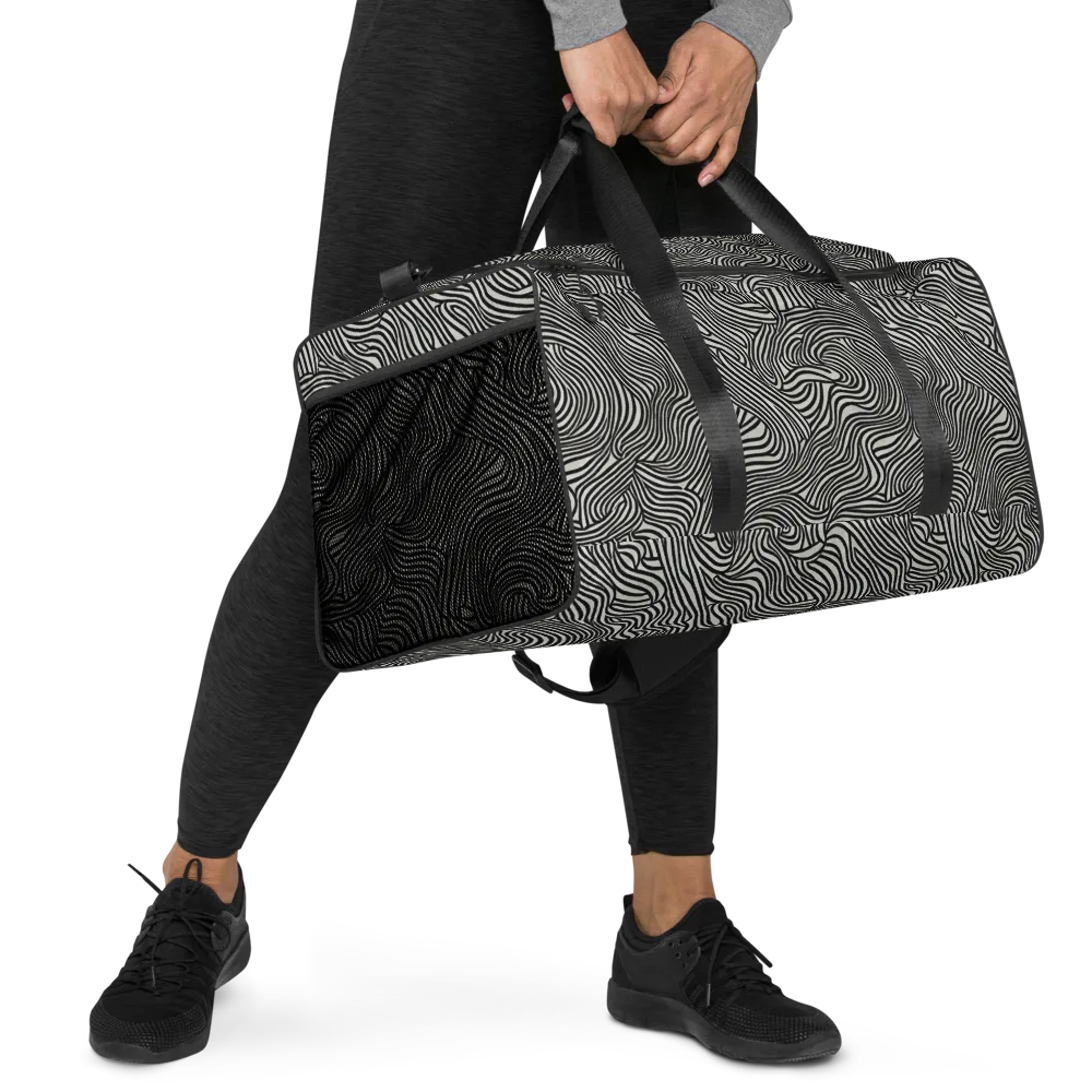 Liquid Line on Duffle Bag — Right Front