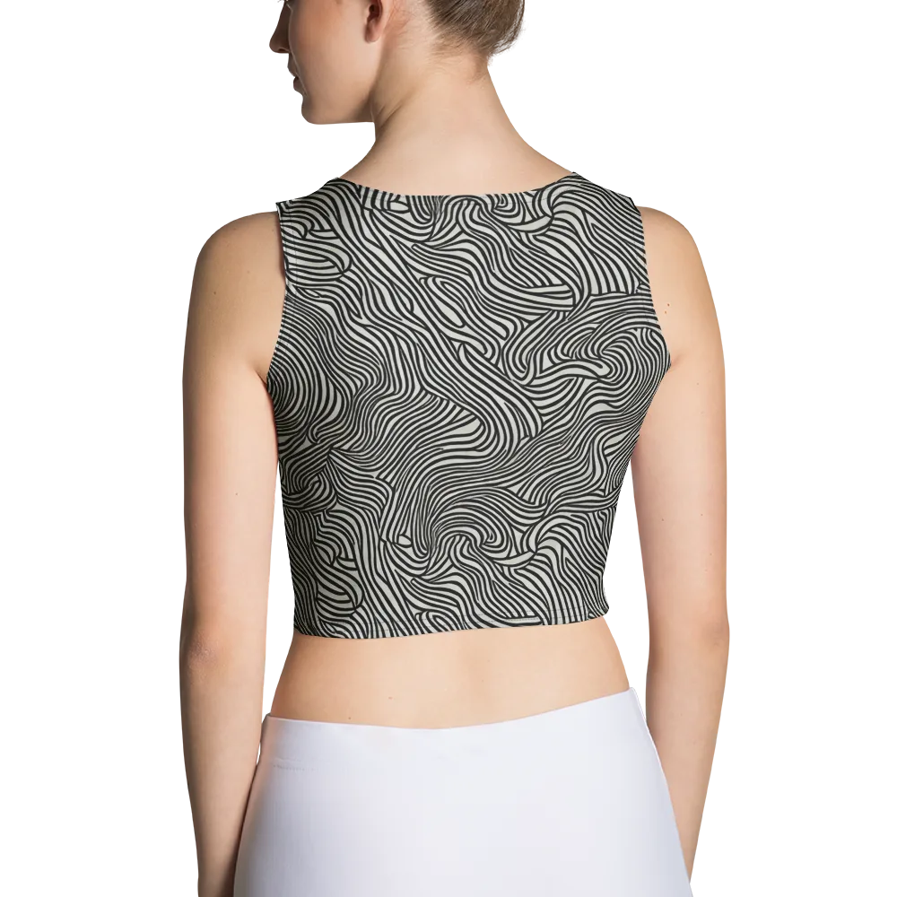 Liquid Line on Crop Top — Back