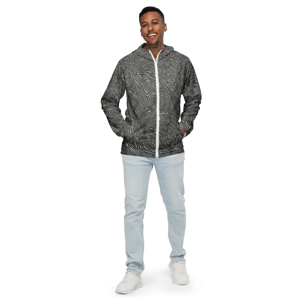 Liquid Line on Men's Windbreaker — Front