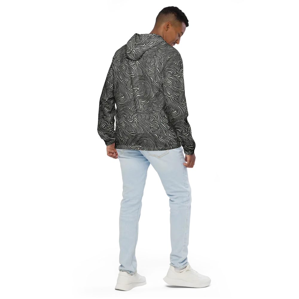 Liquid Line on Men's Windbreaker — Back