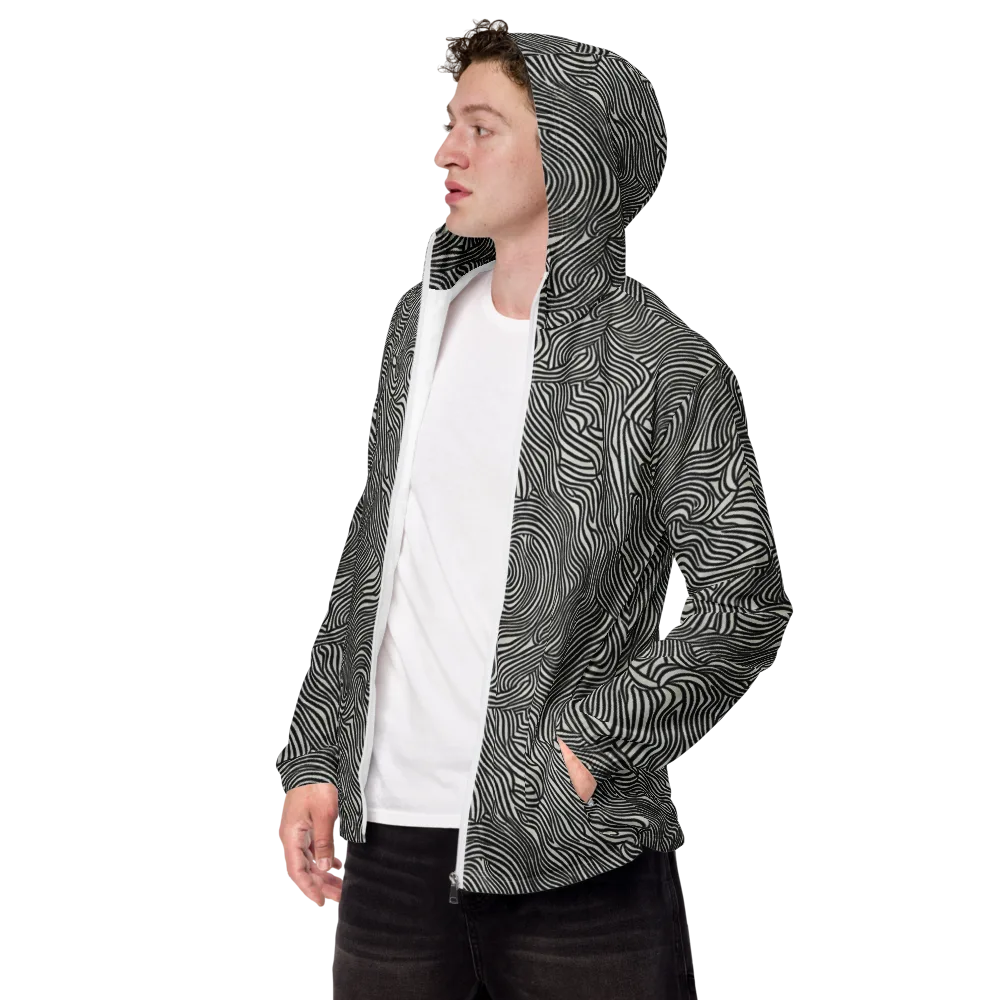 Liquid Line on Men's Windbreaker — Left Front