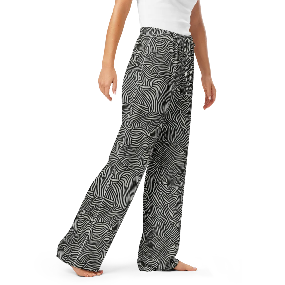 Liquid Line on Women's Pajama Pants — Right Front