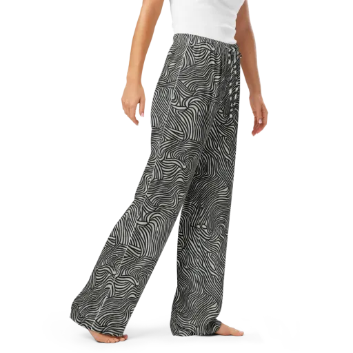 Liquid Line on a Women's Pajama Pants