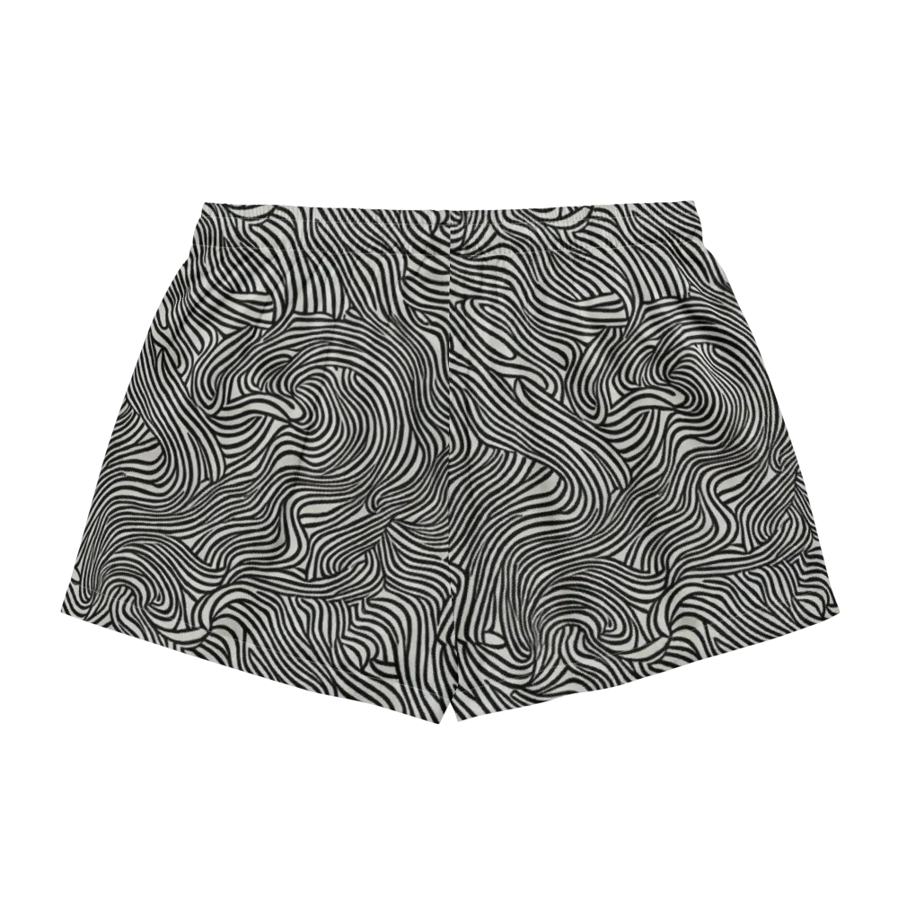 Liquid Line on Women's Pajama Shorts — Back
