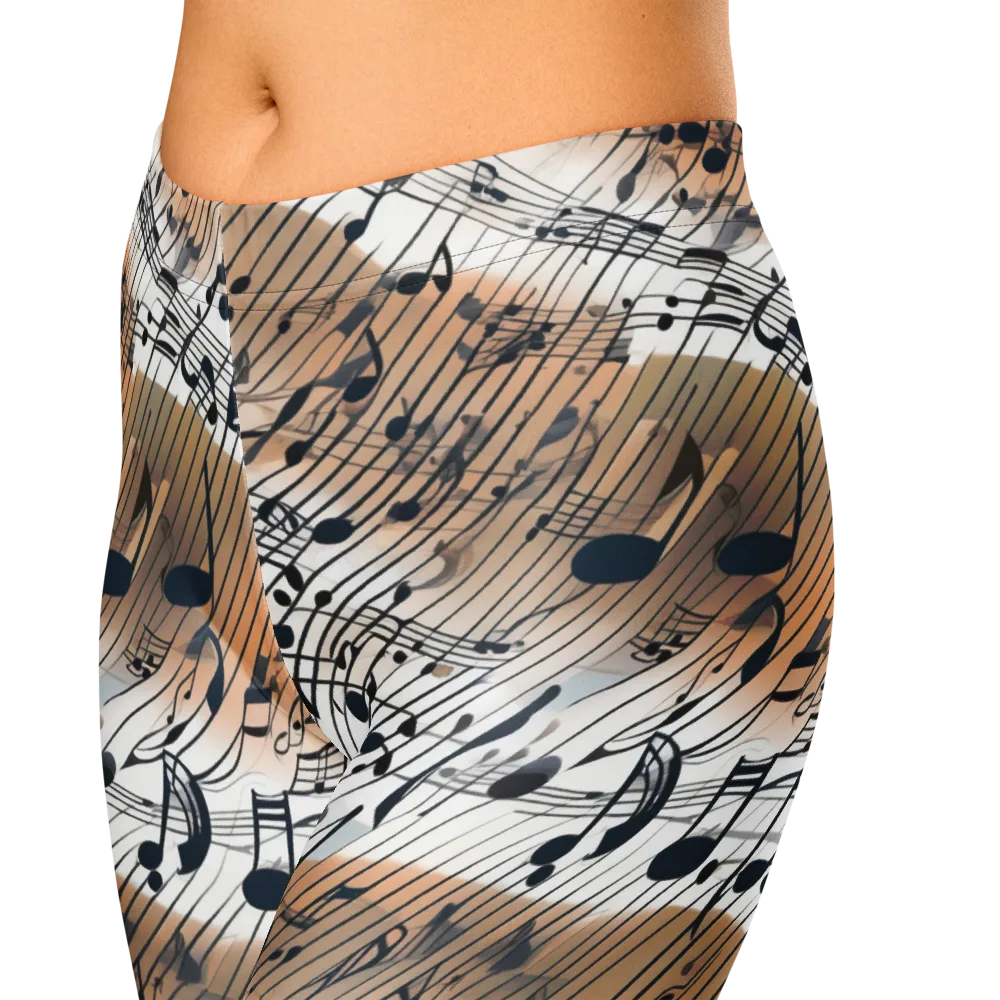 Sonic Drift on Capri Leggings — Zoomed-in