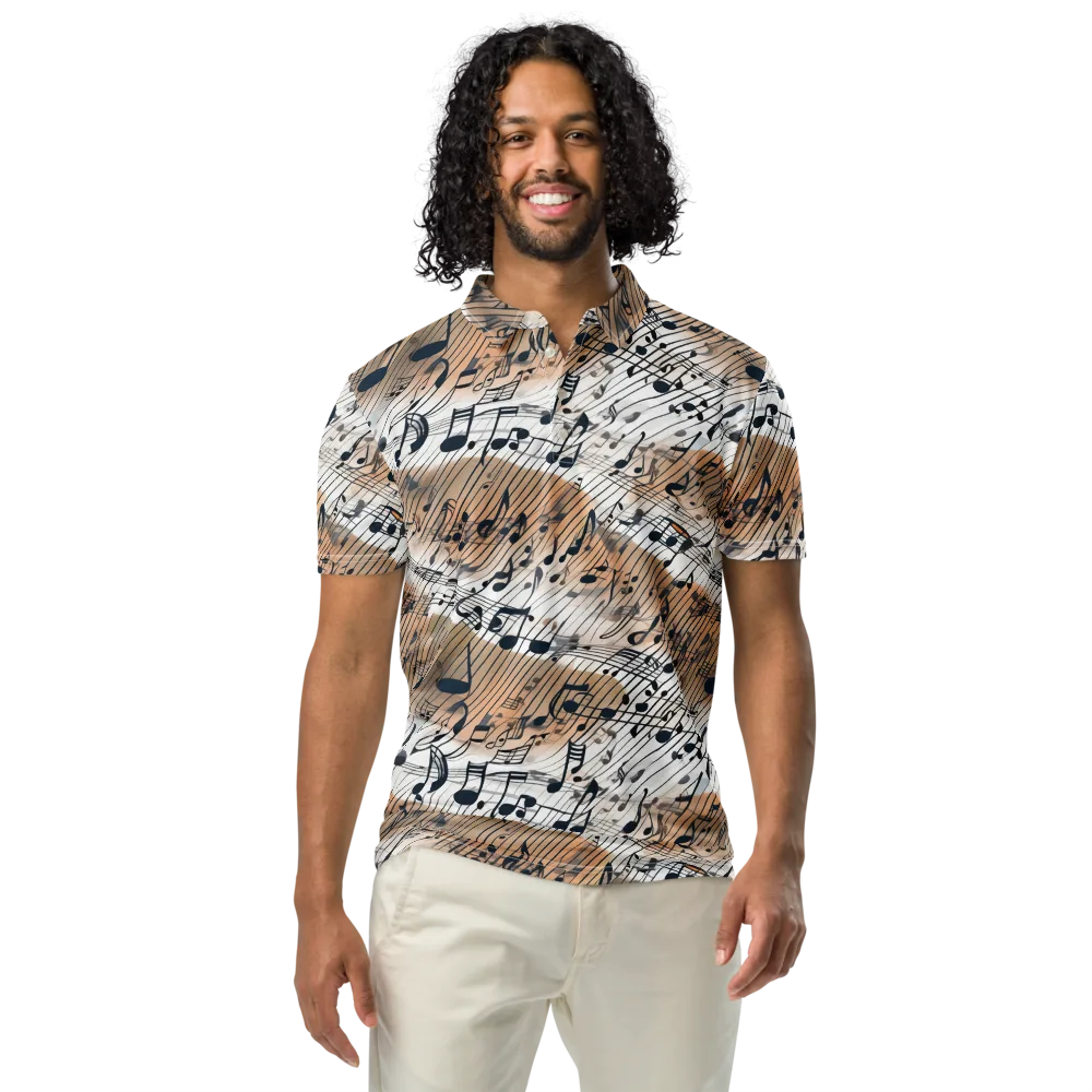 Sonic Drift on Men's Slim Fit Polo Shirt — Front