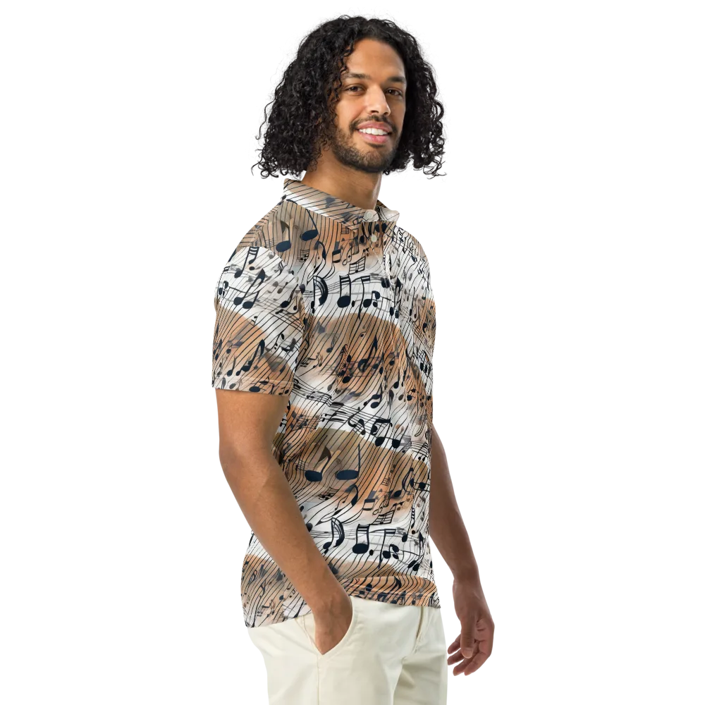 Sonic Drift on Men's Slim Fit Polo Shirt — Right Front