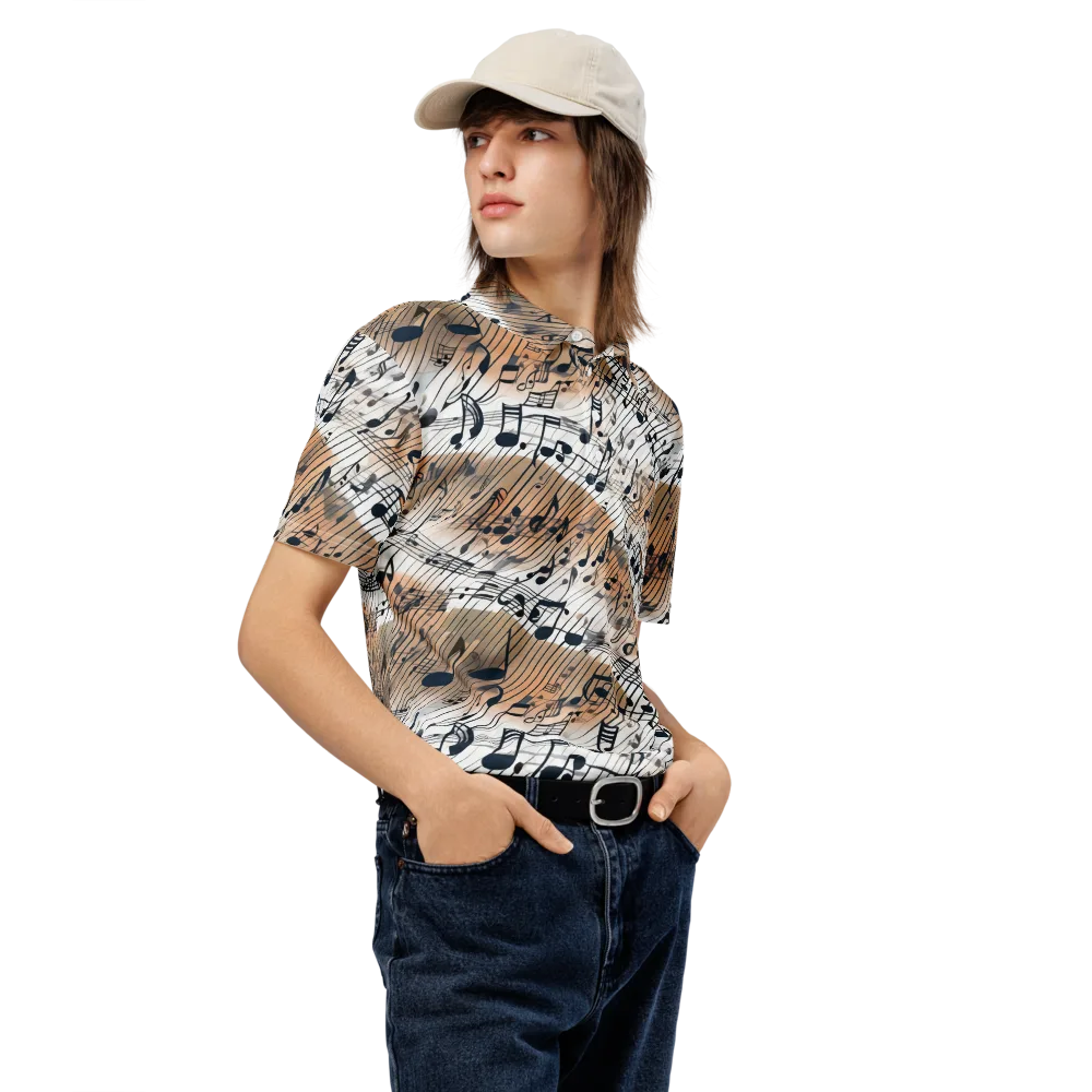Sonic Drift on Men's Slim Fit Polo Shirt — Right Front