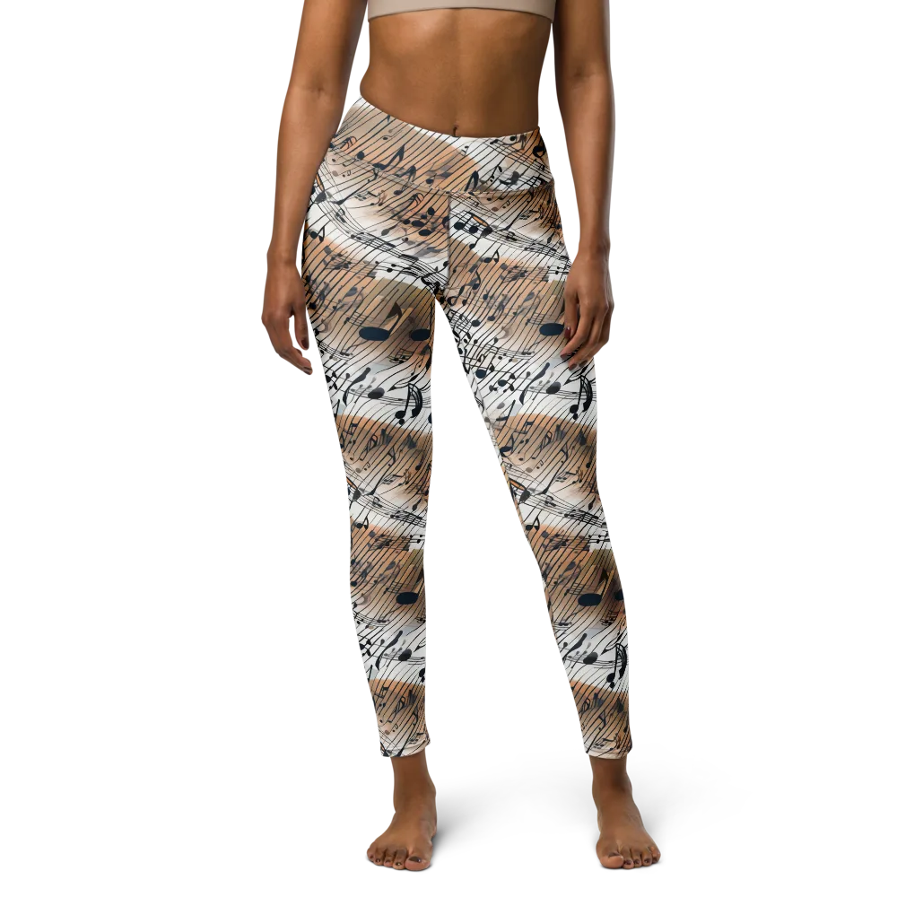 Sonic Drift on Yoga Leggings — Front