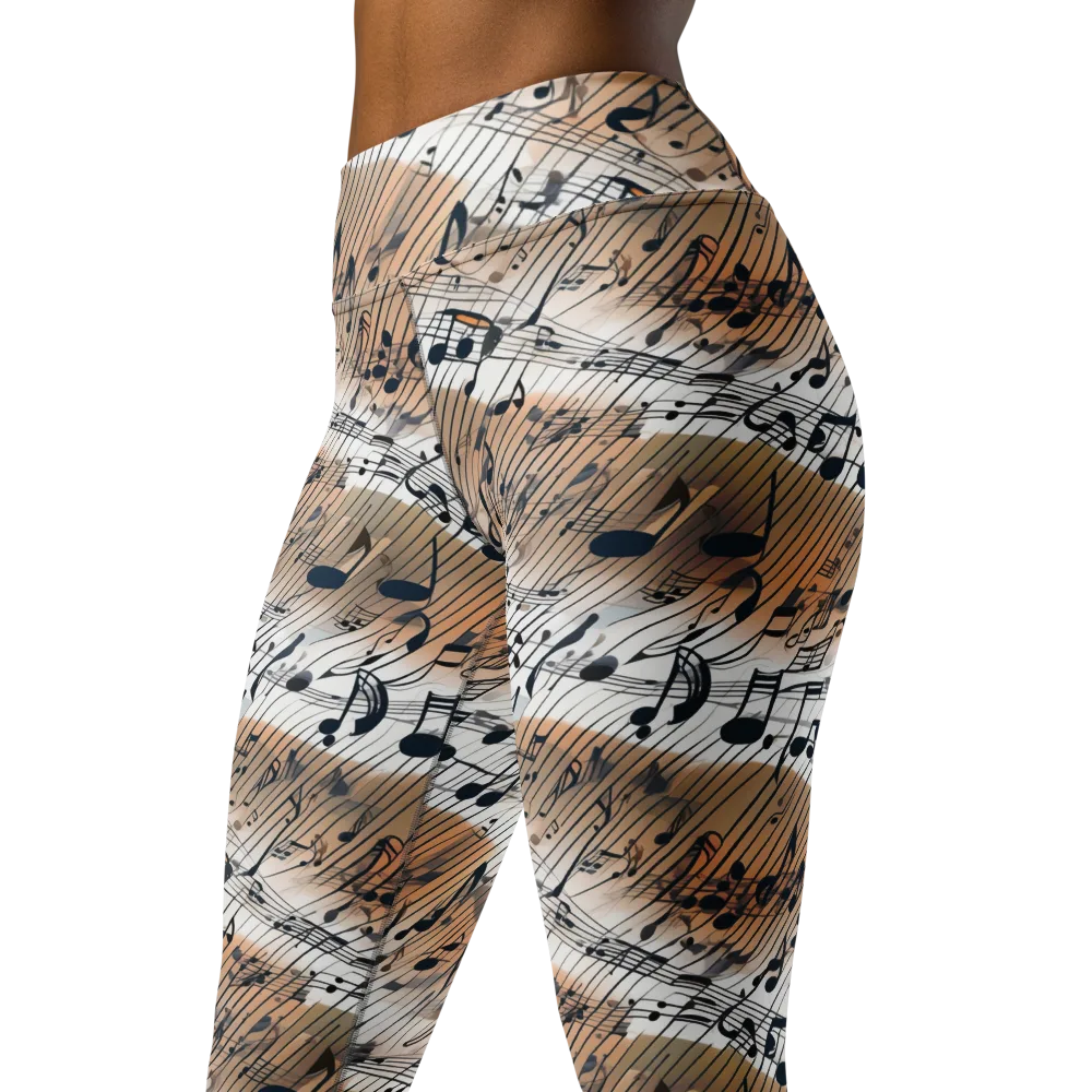Sonic Drift on Yoga Leggings — Left Front