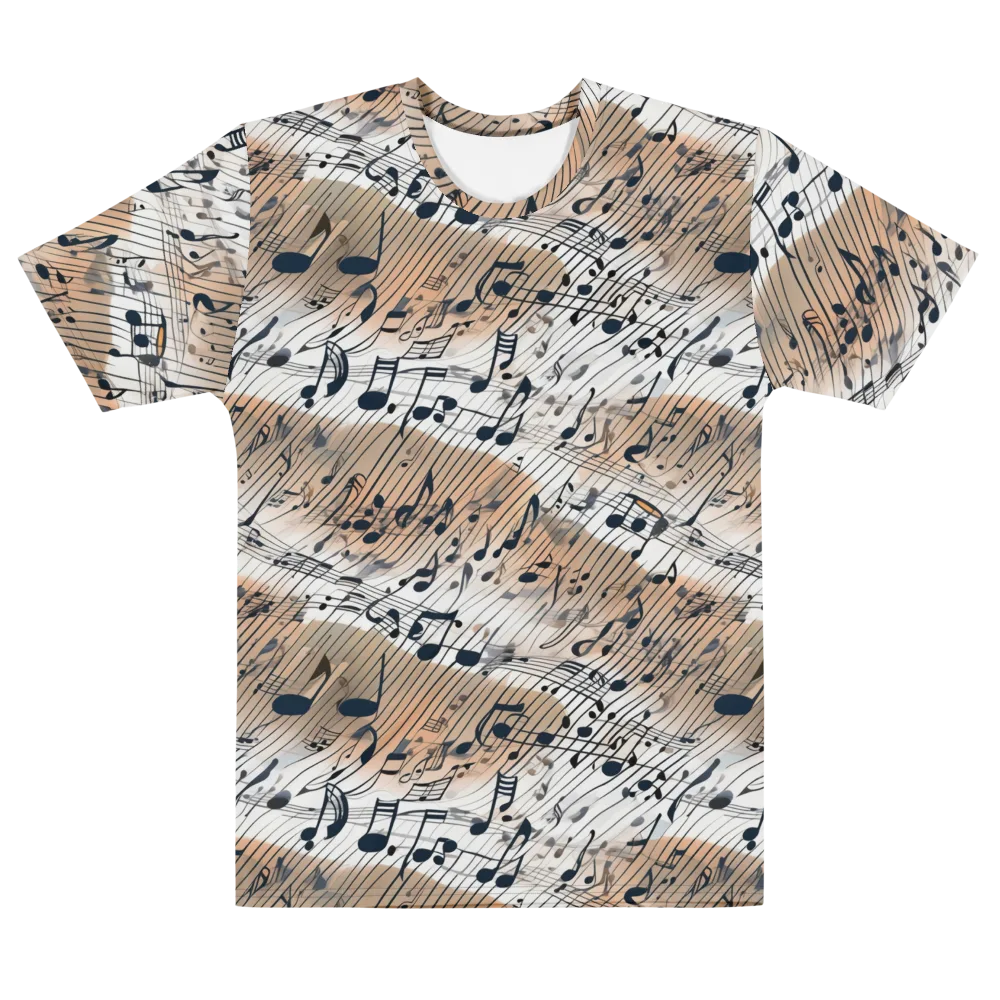Sonic Drift on Men's Cotton Crew Neck T-Shirt — Front
