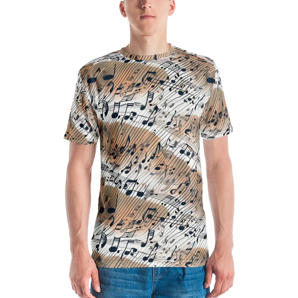 Sonic Drift on Men's Crew Neck T-Shirt — Front