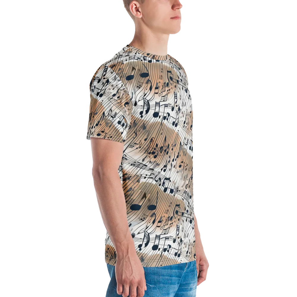 Sonic Drift on Men's Crew Neck T-Shirt — Right